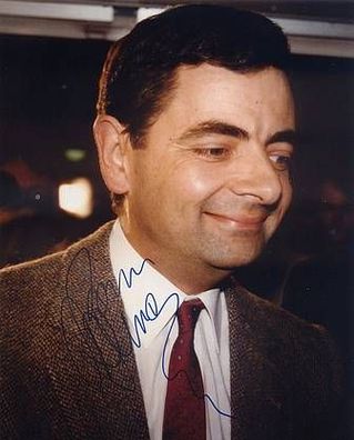 Original Autogramm ROWAN Atkinson Mr. Bean (COA)