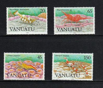 Vanuatu 1989 ( Garnelen - 810-13 kpl. ) xx postfrisch