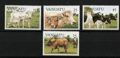 Vanuatu 1984 ( Rinder - 679-82 kpl. ) xx postfrisch
