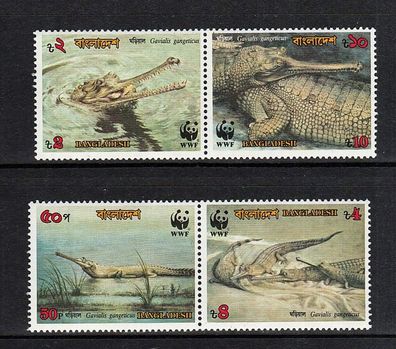 Bangladesh - 1990 Gangesgaviale - (323 - 26) - xx postfrisch