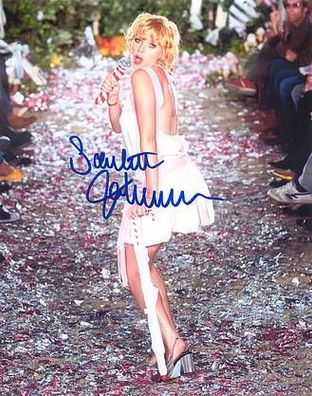 SEXY Original Autogramm Scarlett Johansson auf Großfoto (COA)