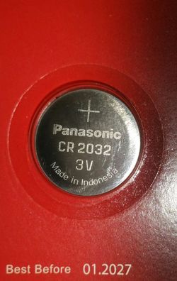 Panasonic Lithium Power Knopfzelle CR 2032