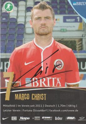 Marco Christ Autogramm