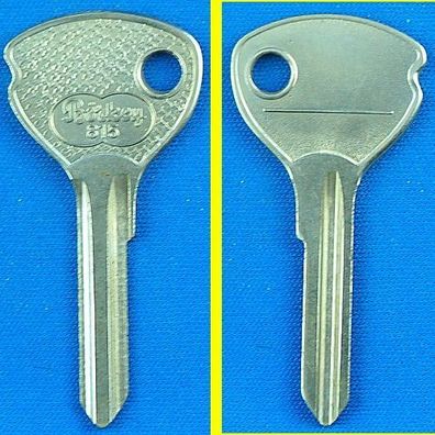 Schlüsselrohling Börkey 815 für verschiedene Huf + Ymos Profil 9 / Opel, Vauxhall