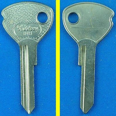 Schlüsselrohling Börkey 818 für verschiedene Opel / Huf Profil FF Serie 501-750