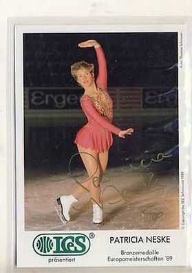 Patricia Neske Autogrammkarte 80er Jahre Original Signiert + A 3078