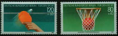 BERLIN 1985 Nr 732-733 postfrisch S80156E