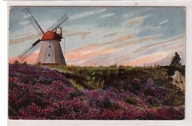 15631 Ak Lüneburger Heide Windmühle um 1910
