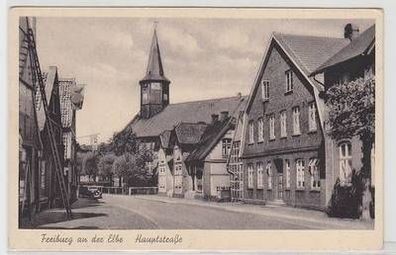 42342 Ak Freiburg an der Elbe Hauptstrasse um 1940