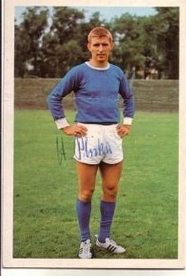 Heinz Pliska Schalke 04 Bergmann SB 1967-68 Sign