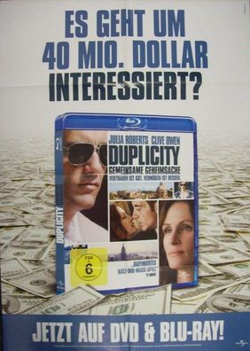 Duplicity - Gemeinsame Geheimsache A1 Filmposter NEU