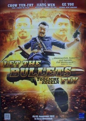 Let the Bullets Fly - Tödliche Kugeln A1 Filmposter NEU