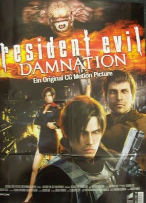 Resident Evil: Damnation A1 Filmposter NEU