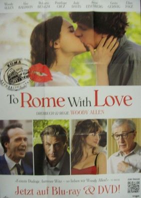 To Rome with Love A1 Filmposter NEU