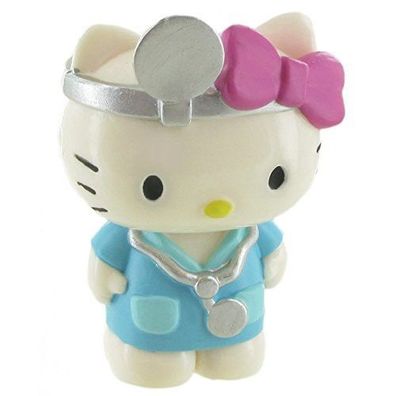 Hello Kitty Sammelfigur Spielfigur Doktor Deocter kätzchen 6cm NEU Comansi NEW