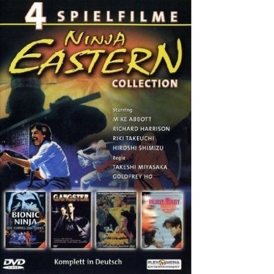 Ninja Eastern Collection Asia Ninja Gangster DVD ( 4 Filme ) NEU & OVP