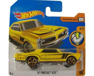 Hot Wheels '67 Pontiac GT0 Muscle mania DVC43 Modellauto Auto NEU NEW