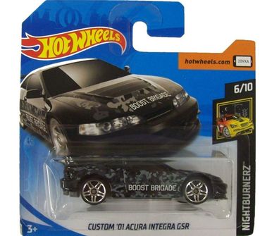 Hot Wheels Custom '01 Acura Integra GSR Nightburnerz Modellauto Auto NEU NEW