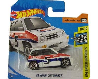 Hot Wheels '85 Honda City Turbo II HW Speed Graphics Modellauto Auto NEU NEW