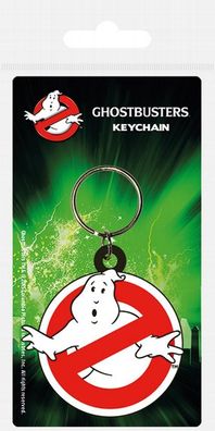 Ghostbusters Logo Gummi Schlüsselanhänger Keychain Porte Cles NEU NEW