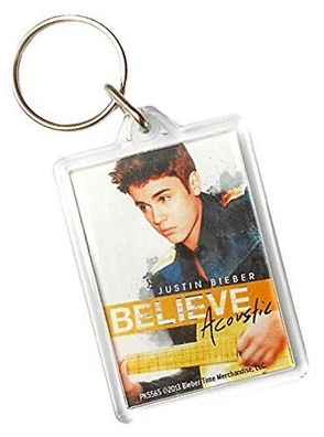 Justin Bieber Acoustic Schlüsselanhänger Keychain Porte Cles NEU NEW