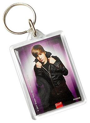 Justin Bieber Purple Schlüsselanhänger Keychain Porte Cles NEU NEW