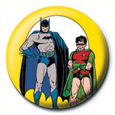 Batman Robin Comic merchandise Ansteck Button pyramid Neu NEW