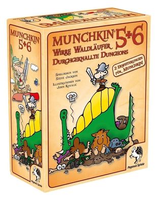 Pegasus Munchkin 5 + 6 + 6.5 Erweiterung Kartenspiel Waldläufer Dungeons Grüfte NEU