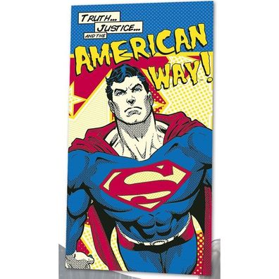 DC Comic Superman Badetuch Strandtuch Handtuch Velour 140x70cm towel