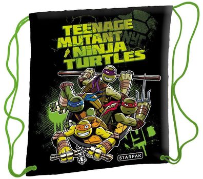 TMNT Teenage Mutant Ninja Turtles Schuhbeutel Turnbeutel Sportbeutel NEU sports