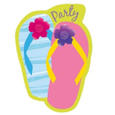 Einladungskarten Umschläge Razzle Dazzle Garten Party Sommerfest Zehentrenner
