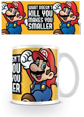 Super Mario Makes You Smaller Tasse Kaffetasse Mug Tazza Neu NEW