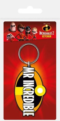 Die Unglaublichen 2 Mr Incredible gummi Schlüsselanhänger Keychain Porte NEU NEW