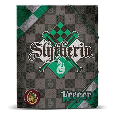 Harry Potter - Din A4 Ordner, Slytherin Schulbedarf Shreibwaren Folder NEU NEW