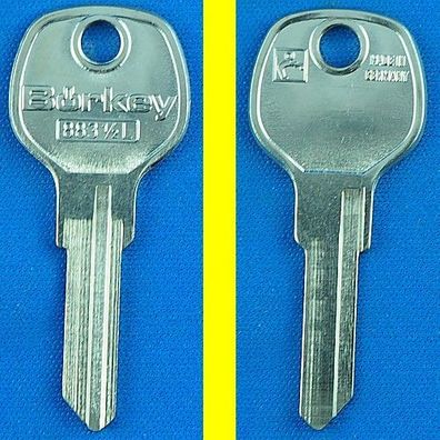 Schlüsselrohling Börkey 883 1/2 L neuer Kopf - für Dirak, Emka, GHE, Perohaus