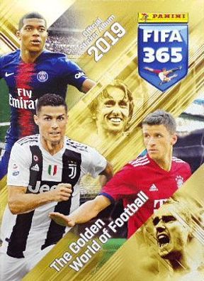 FIFA 365 Fussball 2019 Album Stickeralbum Panini Sammelalbum + Poster + 6 Sticker