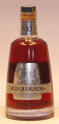 Ron Quorhum 30 Jahre Solera Rum 0,70 aus der Dominikanischen Republik