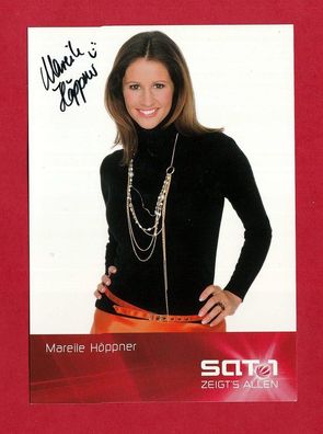 Mareile Höppner - persönlich signierte Autogrammkarte