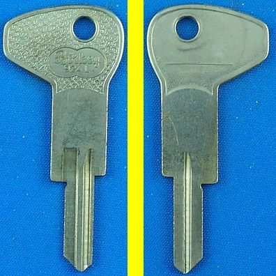 Schlüsselrohling Börkey 924 L für Simplex + Vachette Profil V-hinten