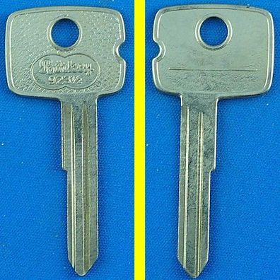 Schlüsselrohling Börkey 923 1/2 für Ymos Profil B (Hauptschlüssel) / Opel, Vauxhall