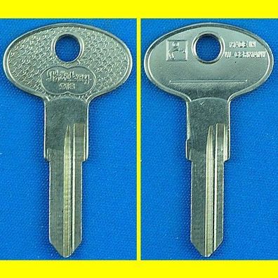 Schlüsselrohling Börkey 918 für verschiedene Huf / Alarmanlagen, NSU, Wohnwagen