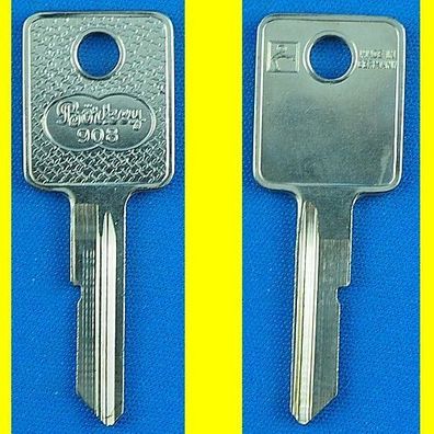 Schlüsselrohling Börkey 908 für verschiedene Amerikanische Fahrzeuge, Chrysler, GM