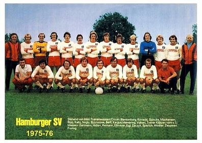 Hamburger SV + +1975-76 + +Super MK + +