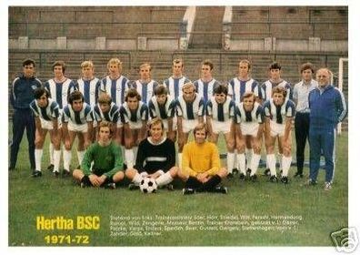 Hertha BSC Berlin + +1971-72 + +Super MK + +