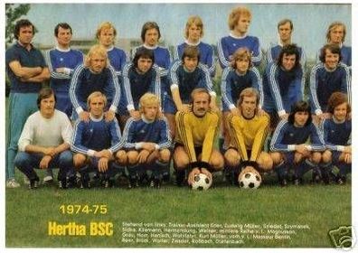 Hertha BSC Berlin + +1974-75 + +Super MK + +
