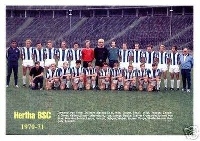 Hertha BSC Berlin + + 1970-71 + + Super MK + +