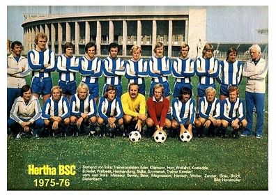 Hertha BSC Berlin + +1975-76 + +Super MK + +