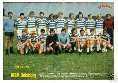 MSV Duisburg + +1971-72 + +Super MK + +