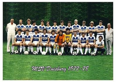 MSV Duisburg + +1977-78 + +Super MK + +