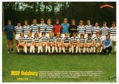 MSV Duisburg + +1972-73 + +Super MK + +